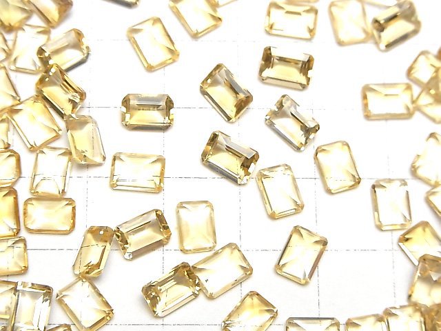 [Video] High Quality Citrine AAA Undrilled Rectangle Faceted 7 x 5 x 3 mm 5 pcs $6.79!