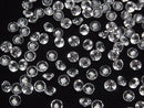 [Video]High Quality White Topaz AAA Loose stone Round Faceted 4x4mm 10pcs