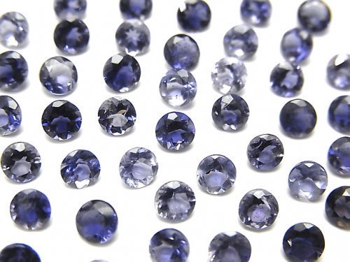 Iolite, Undrilled (No Hole) Gemstone Beads