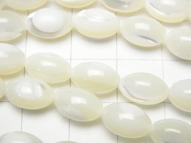 Mother of Pearl MOP White Rice 10x7x7mm 1strand beads (aprx.15inch / 37cm)