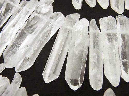 Crystal Quartz, Point Gemstone Beads
