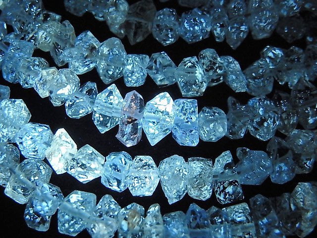 Crystal Quartz, Rough Rock Gemstone Beads