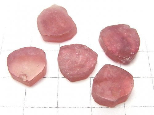 [Video] [One of a kind] Nigeria Pink Tourmaline AAA Slice Nugget 10pcs set NO.16