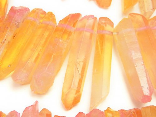 Crystal Quartz, Point Gemstone Beads