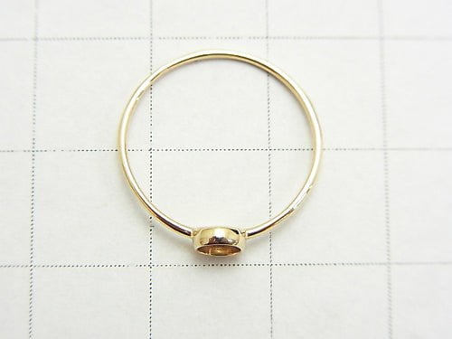 [Video][Japan][K10 Yellow Gold]Ring Frame (Bezel) Round Cabochon 3mm 1pc