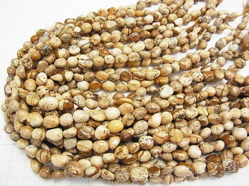 1strand $7.79! Picture Jasper Nugget 1strand beads (aprx.15inch / 38cm)