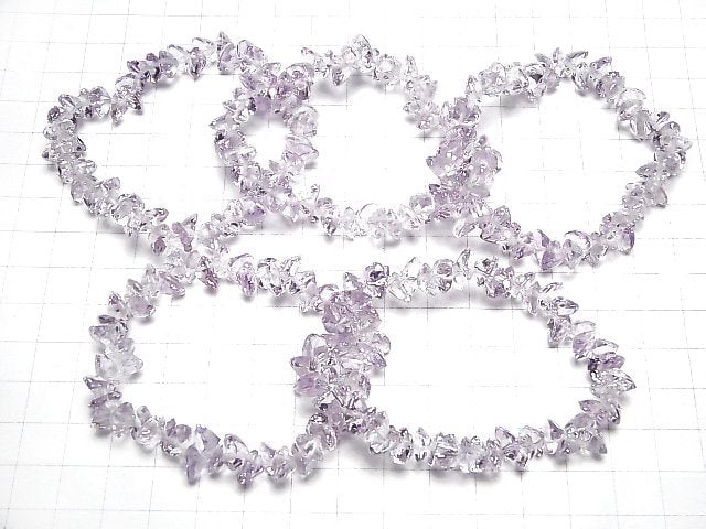 [Video]High Quality Rose Amethyst AAA Heart cut 8x8mm 1/4strands -Bracelet