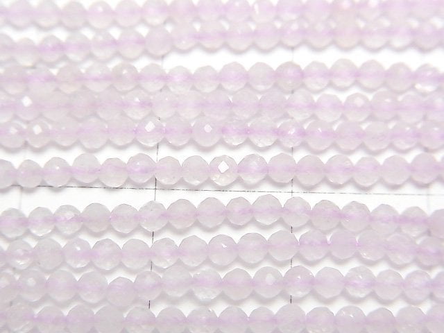 [Video] High Quality! 1strand $7.79! Lavender Amethyst AA + Faceted Round 2mm 1strand beads (aprx.15inch / 38cm)