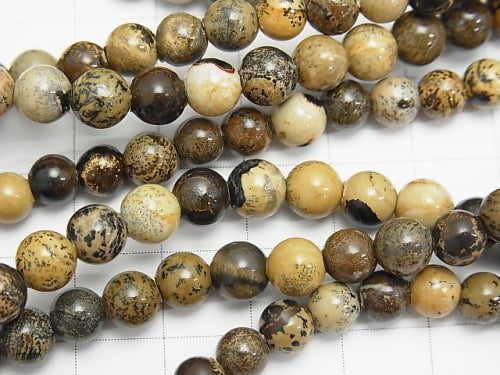 1strand $4.79! Artic Jasper Round 6mm 1strand beads (aprx.15inch / 37cm)