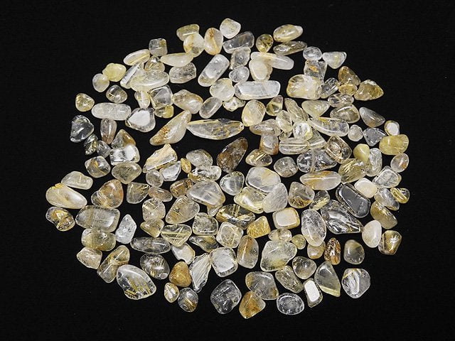 Rutilated Quartz AA + Undrilled Chips 100 grams $3.79