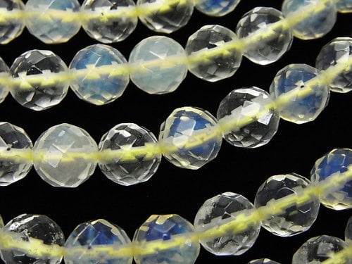 Faceted Round, Opalite Synthetic & Glass Beads