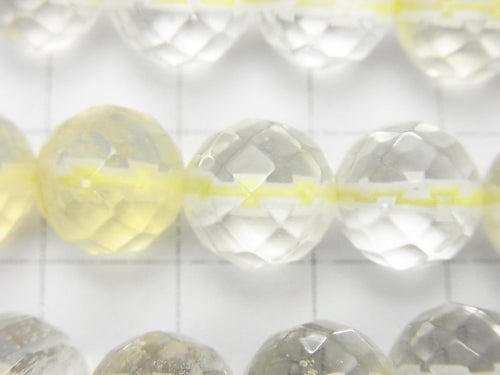 1strand $9.79! Opalite 64Faceted Round 10mm Yellow 1strand beads (aprx.15inch / 38cm)