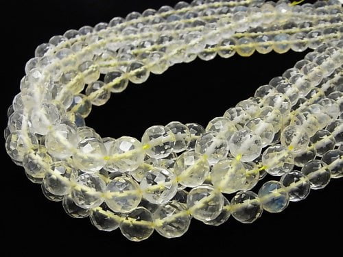 1strand $9.79! Opalite 64Faceted Round 10mm Yellow 1strand beads (aprx.15inch / 38cm)