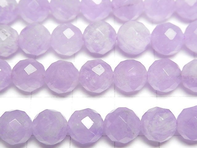 [Video]High Quality! Lavender Amethyst AA++ 64Faceted Round 8mm 1/4-1strand beads (aprx.15inch/38cm)