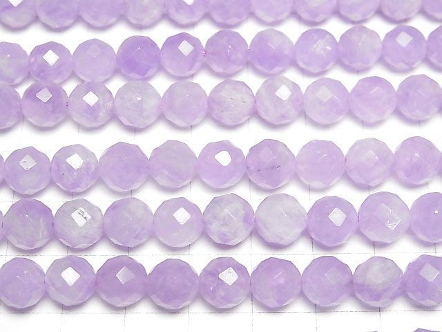 [Video]High Quality! Lavender Amethyst AA++ 64Faceted Round 8mm 1/4-1strand beads (aprx.15inch/38cm)