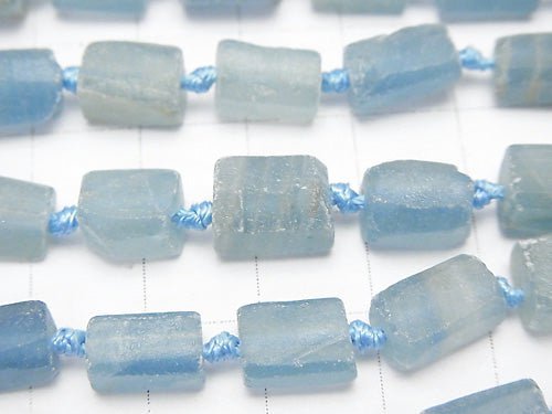 Natural Blue Calcite AA ++ Rough Faceted Nugget half or 1strand beads (aprx.16 inch / 40 cm)