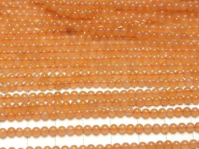 1strand $3.79! Orange Aventurine Round 3mm 1strand beads (aprx.15inch / 38cm)