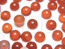 [Video] Carnelian AAA Round  Cabochon 6x6mm 5pcs