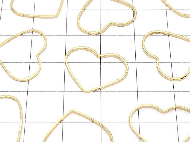 Metal Parts Component Heart 15 x 19 mm Gold Color 10 pcs $2.79!