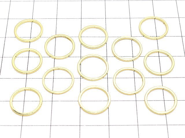 Metal Parts Component Ring (Round) 12 x 12 mm Gold Color 20 pcs $2.79!