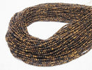 [Video] Yellow Tiger's Eye AAA Round 2mm 1strand beads (aprx.15inch / 38cm)