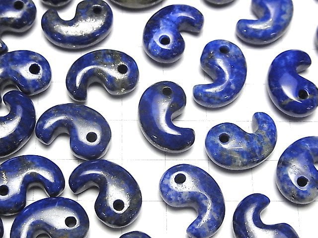 [Video] Lapislazuli AA+ Comma Shaped Bead  18x12mm 3pcs