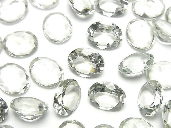 Green Amethyst, Oval Gemstone Beads