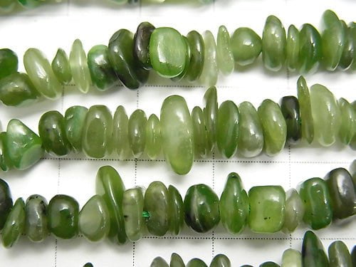 1strand $6.79! Nephrite Jade (soft stone) Nugget (Chips) 1strand beads (aprx.34inch / 86cm)