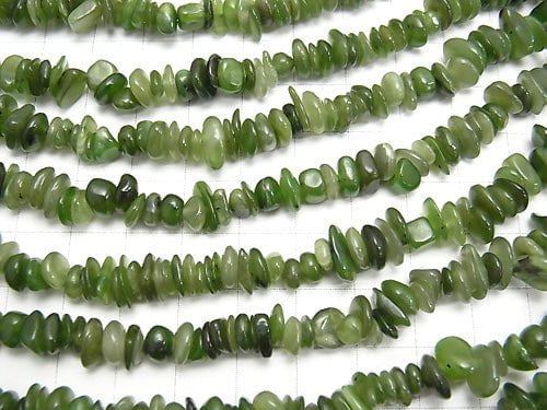 1strand $6.79! Nephrite Jade (soft stone) Nugget (Chips) 1strand beads (aprx.34inch / 86cm)