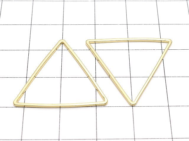 Metal Parts component Triangle 24 x 24 mm gold color 5 pcs $2.39!