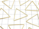 Metal Parts component Triangle 24 x 24 mm gold color 5 pcs $2.39!