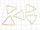 Metal Parts component Triangle 24 x 24 mm gold color 5 pcs $2.39!