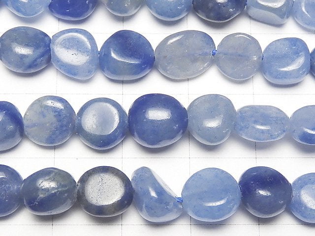 Brazil Blue Quartz Small Size Nugget 1strand beads (aprx.15inch / 36cm)