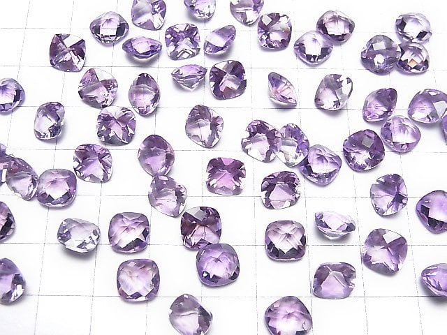 [Video] High Quality Amethyst AAA Loose stone Square Faceted 8x8mm 5pcs