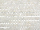 [Video] White Moonstone AA++ Rondelle 6x6x3mm half or 1strand beads (aprx.15inch/38cm)