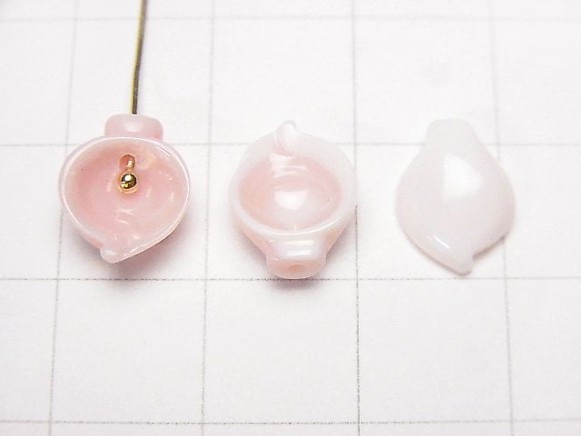 [Video] Queen Conch Shell AAA Flower (Petal) 10x8mm 2pcs