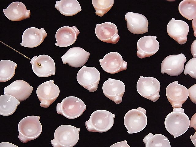 [Video] Queen Conch Shell AAA Flower (Petal) 10x8mm 2pcs