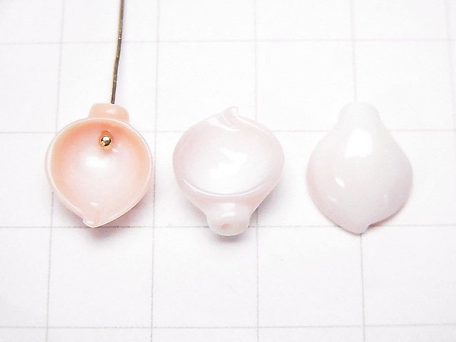 [Video] Queen Conch Shell AAA- Flower (petals) 12x10mm 4pcs