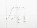 Silver925 Earwire No coating 2pairs (4 pieces)