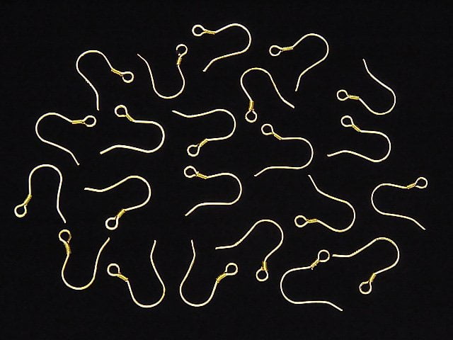 Silver925 Earwire 18KGP 2pairs (4 pieces)