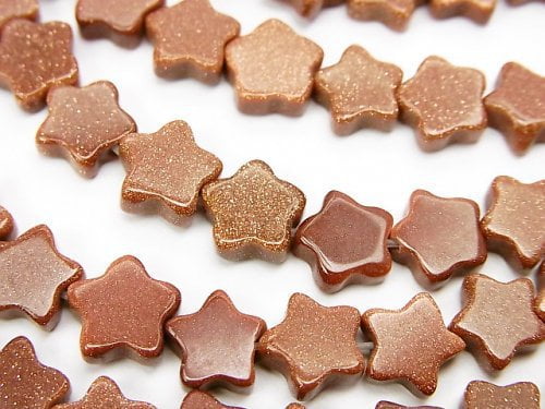 Golden Sand Stone, Star Gemstone Beads