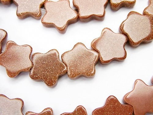 Golden Sand Stone, Star Gemstone Beads