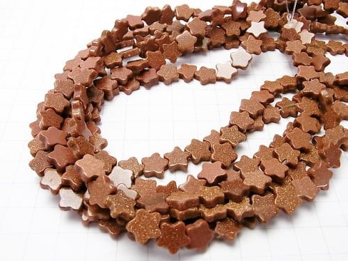 1strand $7.79! Golden Sand Stone Star 10x10x3mm 1strand beads (aprx.15inch / 37cm)