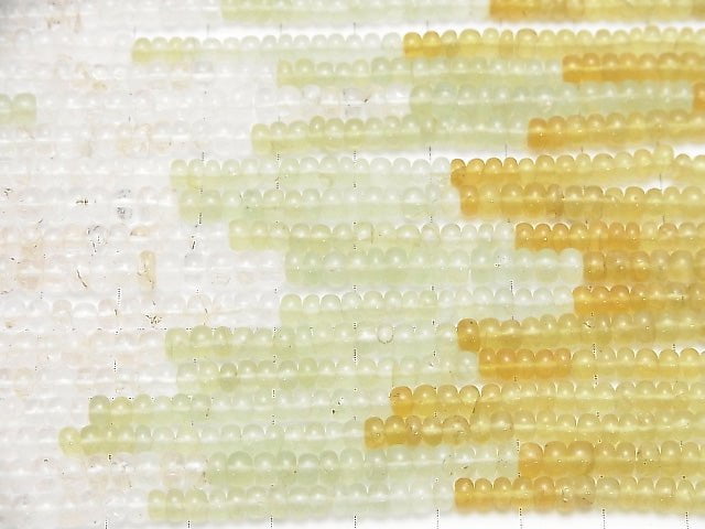 [Video] High Quality Beryl Mix (Multi Color Aquamarine) AAA - AA ++ Rondelle half or 1strand beads (aprx. 13 inch / 33 cm)