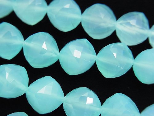 Chalcedony, Cube Gemstone Beads