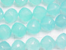 High Quality! Sea Blue Chalcedony AAA Dice Shape 12 x 12 x 12 mm 5 pcs or 1 strand beads (aprx.15 inch / 38 cm)