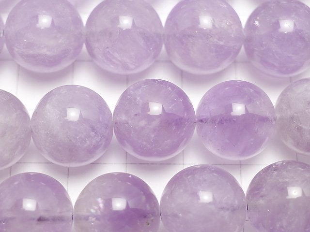 [Video] Lavender Amethyst AA++ Round 14mm 1/4 or 1strand beads (aprx.14inch/34cm)