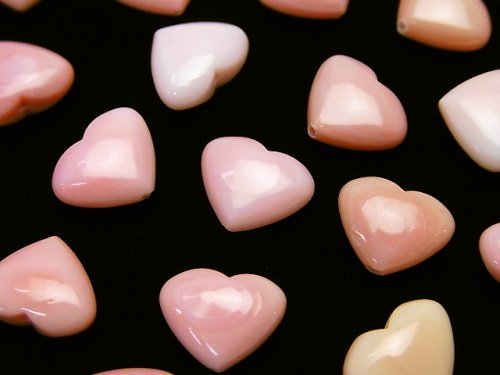 Heart, Mother of Pearl (Shell Beads) Pearl & Shell Beads