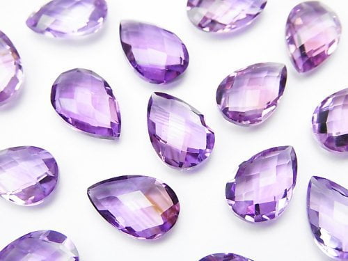 Amethyst, Pear Shape, Undrilled Gemstone Beads