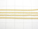 14KGF Flat Curb Chain 1.5mm width 10cm